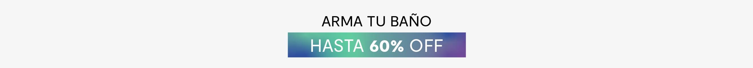 Arma tu baño